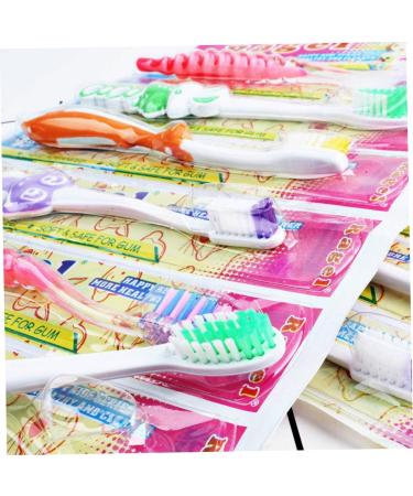 Partykindom 24 STK Infant Toothbrushes - Sensitive & Reusable Children's Toothbrush for Toddlers - Boys Whitening Cleaning Brush - Buy Online on GoSupps.com