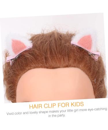 minkissy 20 Pairs Children's Hairpin Cat Ears Plush Ear Hair Clips Furry Ear Hair Clips Ears Hair Clip Little Girl Hair Clips Barrettes for Girls Kids Hairpins Baby Bangs Fabric Kitten - Buy Online on GoSupps.com