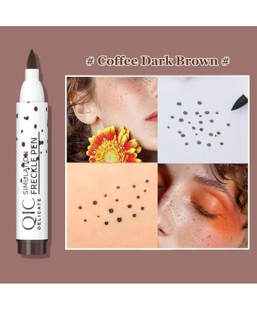 Freckle Pen Freckle Pen Makeup Freckle Pen Long Lasting Natural Freckle Pencil Freckle Makeup Tool (Light Brown+Dark Brown) - Buy Online on GoSupps.com