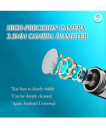 Premium Ear Wax Removal Kit - 8-Piece Ear Cleaner Set with Camera & Light for iOS/Android - High Definition Ear Care Tool - Buy Online on GoSupps.com