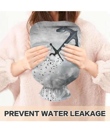 Shop Naanle Flying Birds Anchor Hot Water Bottle - 1L Transparent | Pain Relief & Cold Therapy | Ideal for Bed Hands & Feet - Buy Online on GoSupps.com