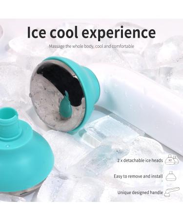 BAIMEI Stainless Steel Ice Roller for Eyes and Face - Reduce Puffiness, Redness, and Pain - Blue White - Buy Online on GoSupps.com