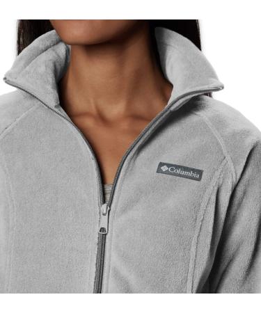 Columbia Women's Benton Springs Full-Zip Fleece Jacket - Cirrus Grey Heather | Stylish & Cozy Outerwear for All Seasons - Buy Online on GoSupps.com