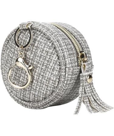 Hongjingda Baby Pacifier Holder with Clip - Zipper Paci Pouch for Girls | Diaper Bag Accessory & Travel Essential in Light Gray - Buy Online on GoSupps.com