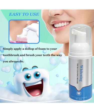 Foam Whitening Toothpaste Ultra-fine Mousse Foam Deeply Cleaning Gums Baking Soda Toothpaste for Great Oral Care - Buy Online on GoSupps.com