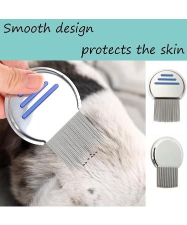 Buy Nissenkamm Lice Comb Set - Extra Fine 2-Piece Lice & Flea Removal for All Hair Types - Safe for Infants Children Adults & Pets - Buy Online on GoSupps.com