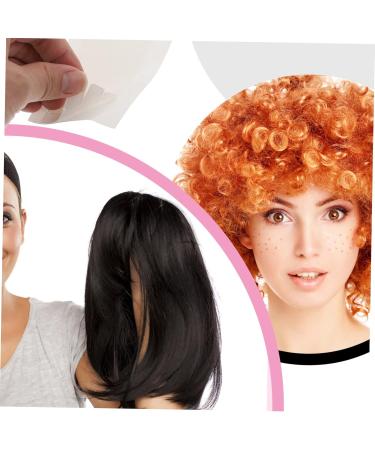 POPETPOP 5 Sheets Double-sided Tape Double Sided Adhesive Tape Invisible Lace Wig Waterproof Wig Tape Adhesive Hold Wig Tape Toupee Tape Double Sided Tape for Wig White Hair Tape Strips 2X0.5X0.1CM White - Buy Online on GoSupps.com