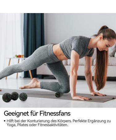 Brelet Fascia Ball & Roller Set | 3-Piece Massage Set for Neck & Back Relief - Buy Online on GoSupps.com