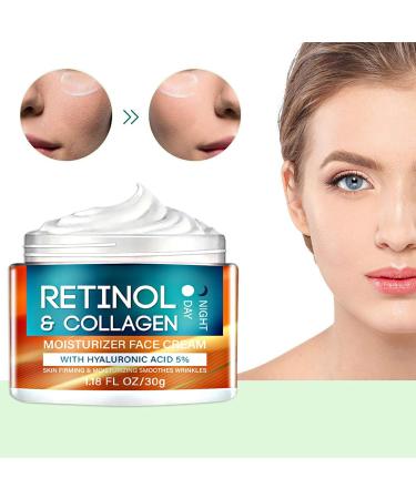 Rubu22a Antiaging Face Moisturizer Collagen Cream Instant Face Lift Cream for Skin Firming and Strengthening Wrinkle Smoother for Women and Men 1 - Buy Online on GoSupps.com