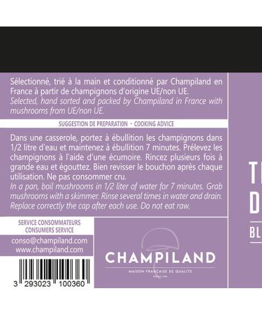 Champiland - Dried Death's Trumpet - Selected Wild Mushrooms - Exceptional Flavor - Rich in Protein - - Buy Online on GoSupps.com