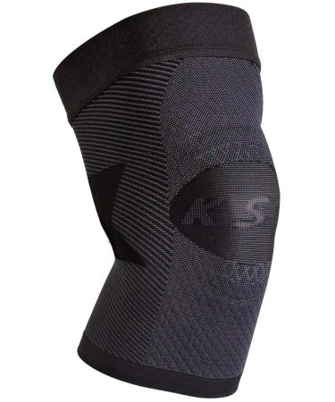 OS1st KS7 Performance Knee Brace stabilizes the patella reduces recovery time relieves knee pain and arthritis pain Medium Black