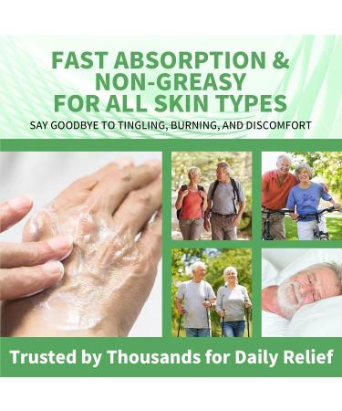 Neuropathy Cream Neuropathy Pain Relief for Feet Fast Acting Maximum Strength for Feet Hands Legs Toes Muscles Joints Waist Includes Arnica Vitamin B6 Aloe Vera MSM (2 Fl Oz (Pack of 1) - Buy Online on GoSupps.com