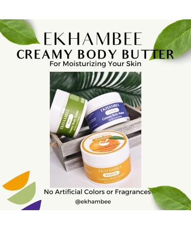 All Natural Creamy Body Butter Set - Vegan Shea Moisturizer for Women | Scented Skin Care Gift 12 Oz - Buy Online on GoSupps.com