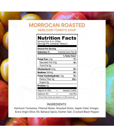 Tomato Bliss Heirloom Tomato Soup Variety Pack - 16 oz (4 Pack) | All Natural, Non-GMO, Vegan, Dairy-Free, No Added Sugar | High in Vitamin C and Antioxidants - Buy Online on GoSupps.com