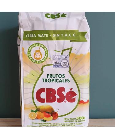 CBS Yerba Mat Fruits de la For t 2x0.5 kg + CBS Yerba Mat avec Fruits Tropicaux 0.5 kg |Th mat d'Argentine | Boisson revigorante et nergisante - Buy Online on GoSupps.com