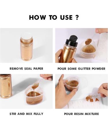 Bazayona Ultra Fine Gold Glitter Powder 3.5oz - Multi Purpose Premium Glitter for Arts, Crafts, Jewelry, Resin, Weddings & More - Buy Online on GoSupps.com