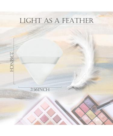 Triangle Powder Puff Set - 6 Soft Velour Makeup Puffs for Loose & Body Powder | Bvcewilty - International Shipping Available - Buy Online on GoSupps.com