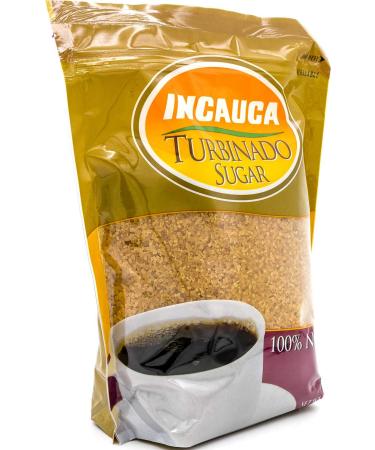 Incauca Sugar Turbinado 32 oz - Premium Raw Cane Sugar - 1.0 Count - Buy Online on GoSupps.com
