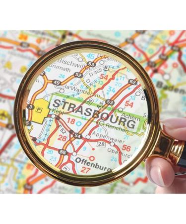 High-Powered Handheld Glass with LED Lights HD Elderly Children Students Reading Mobile Phone Repair Mini Portable 90MM Extra Large Lens Enlargement Mirror Gold Good Times - Buy Online on GoSupps.com