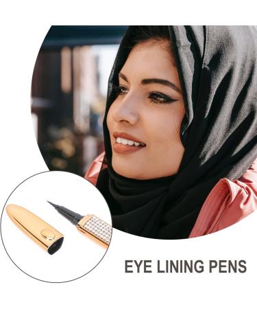Healeved 3pcs Eyeliner Eye Makeup Stamp Portable Makeup Pens Cosmetics Eye Line Pencils Makeup Supplies Alloy - Buy Online on GoSupps.com