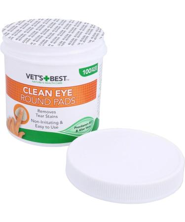 100PK Dog Eye Cleaning Pads | Tear Stain Remover Wipes for Puppies and Pets - Buy Online on GoSupps.com