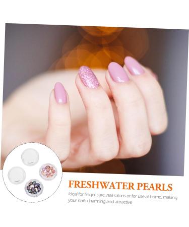 Beatifufu 2 Boxes Nail Pearl Jewelry Nail Accessories Nail Decorations for Nail Art Nail Pearl Decoration Nail Sequins Nail Jewelry Decorative Nail Charms Manicure Pearl Embellishment - Buy Online on GoSupps.com