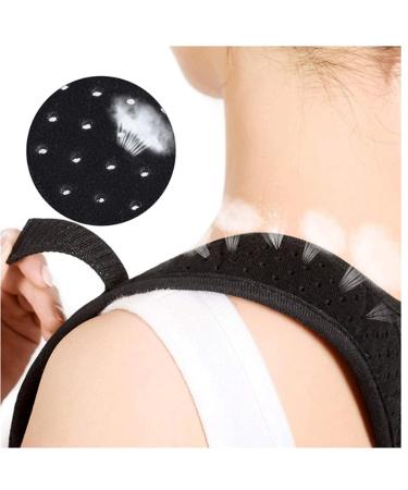 ZCLNYVGJ GUOWGANG Brace Support Belt Adjustable Back Support Posture Corrector Men Women Clavicle Spine Back Shoulder Lumbar Posture Correction (Size : Medium) (A S) - Buy Online on GoSupps.com