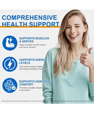 2 Pack Magnesium Glycinate Capsules Magnesium Complex Magnesium Supplement to Support Stress Relief Sleep Heart Health Nerves Muscles and Highly absorbable | 180 Count| Easy to Swallow - Buy Online on GoSupps.com