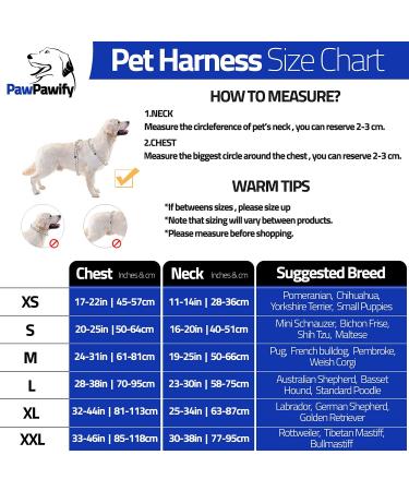 Pawpawify Dog Harness for Pulling - Personalized Durable No-Choke Training Harness - XXL Blue (Chest 33-46in) - Buy Online on GoSupps.com