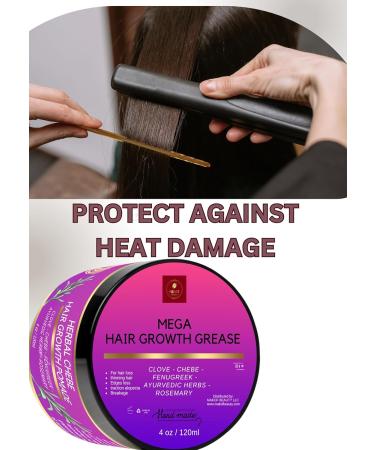 CHEBE MAGIC Hair Growth Grease - Organic Chebe from Chad Rosemary & Ayurvedic Herbs for Rapid Growth | All Hair Types - 4 oz - Buy Online on GoSupps.com