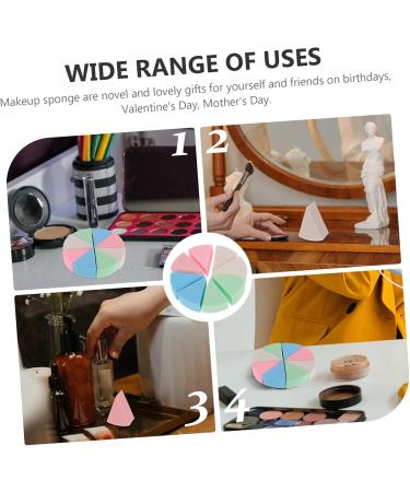 Angoily 4 Sets Triangular Sponge Puff Makeup Sponge Wedge Make up Sponge Makeup Blending Sponge Wedge Makeup Sponges Facial Makeup Sponge Makeup Puff Loose Puff Flutter Emulsion Triangle - Buy Online on GoSupps.com