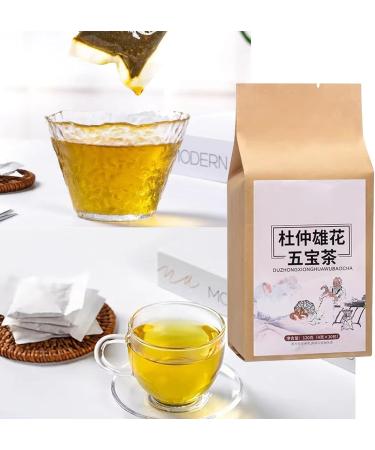 Organic Herbal Tea Bags Tu Chung Tea Eucommia Male Flower Ginseng Tea Healthy Tea Man Gift 30 Count in Total - Buy Online on GoSupps.com