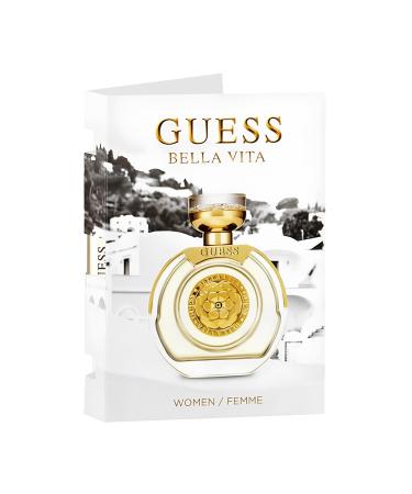 GUESS Bella Vita Eau de Parfum Trial Perfume Spray For Women Fruity Floral Scent With Notes of Cherry & Tonka Vial Sample Size 0.05 Fl. Oz. / 1.5 mL Includes Discount on Full Size Purchase 0.05 Fl Oz (Pack of 1) - Buy Online on GoSupps.com