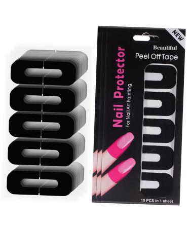 MERRYHAPY 100 Sheets Skin Cuticle Protector Nail Polish Accessories Nail Polish Protectors Nail Protectors