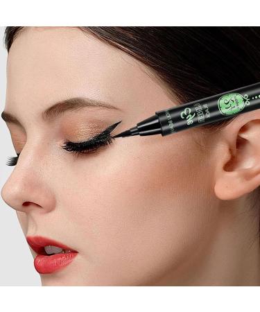 Liquid Eyeliner | Quick-Drying Long-Lasting Waterproof Eyeliner Liquid | Liquid Eyeliner Precise Ultra Fine Non-fading Liquid Eyeliner for Women Girls Shakven Green - Buy Online on GoSupps.com