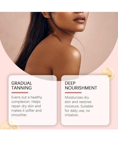 Zegaqae tanning lotion 50 g moisturizing bronze tanner moisturizing tanning oil for body and face no sun required - Buy Online on GoSupps.com