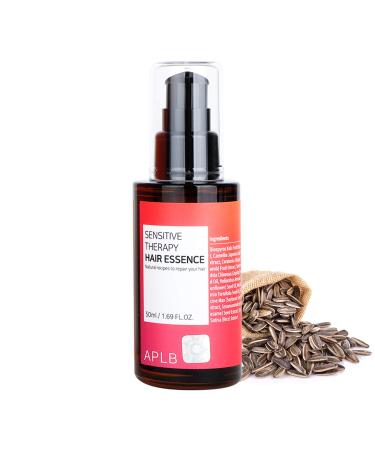 APLB Sensitive Therapy Hair Essence Serum 1.69fl.oz/Condition for Frizz Control Shine & Thickening hair strands Formulate with gentle oil ingredient