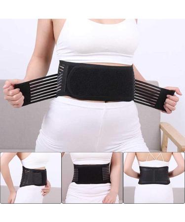 Trintion Back Bandage with Support Struts Adjustable Breathable Nylon for Posture Correction & Back Stabilization (Waist 70-90cm) - Buy Online on GoSupps.com