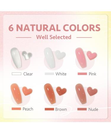 GAOY Solid Builder Gel Nail Kit with UV Light - Professional Non-Sticky Poly Gel for Nail Extension, Art Sculpture, Carving & Modeling - Buy Online on GoSupps.com