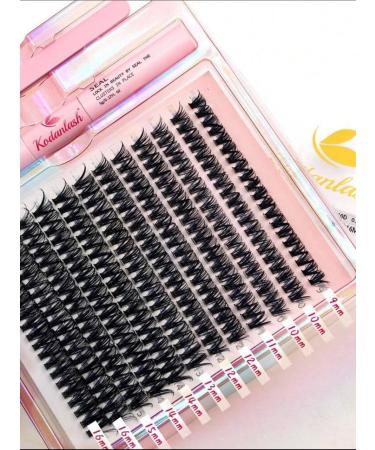 DIY Lash Extension Kit - Individual Volume Lash Clusters Long Lasting Bond & Seal Includes Tweezers - Perfect for Home Use - Buy Online on GoSupps.com