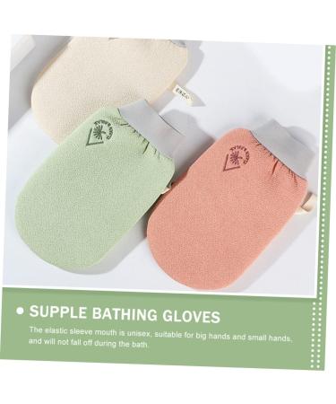 Kids Double Sided Bath Gloves - Body Exfoliating & Cleaning Mittens for Men | Healeved 2pcs - Buy Online on GoSupps.com