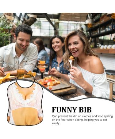 Novelty Adult Bibs for Women - Funny Washable Clothing Protectors for Elderly - Perfect Gag Gift for Ladies - White Adult Aprons - Buy Online on GoSupps.com