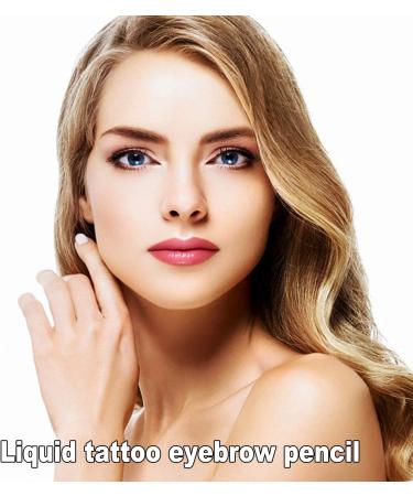 Boobeen Liquid Eyebrow Pen Waterproof Microblading Eye Brow Pencil with a Micro-Fork Tip Applicator Have a Natural Wild Brows Looking - Buy Online on GoSupps.com