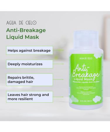 Agua de Cielo Anti Breakage Liquid Mask - Collagen Hair Treatment for Damage Repair & Deep Hydration - 12 oz - Buy Online on GoSupps.com