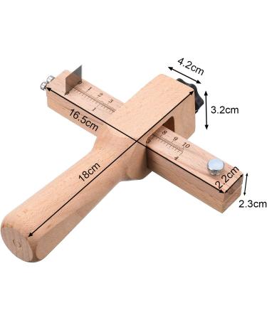 Jovitec Leather Craftool Strap Cutter - Adjustable DIY Hand Cutting Tool - Buy Online on GoSupps.com