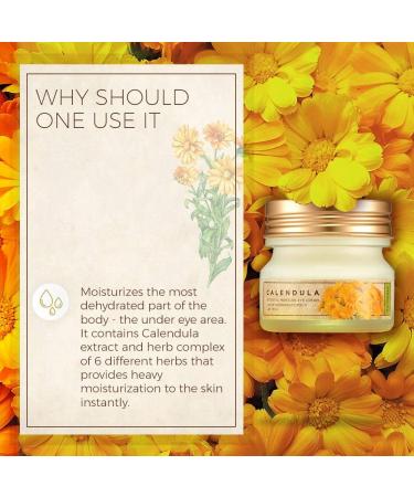 The Face Shop Calendula Essential Moisture Eye Cream - Lightweight Non-Greasy Formula for Soothing Eye Comfort - Buy Online on GoSupps.com