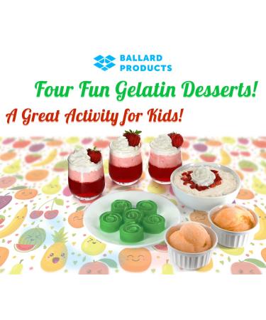 Royal Gelatin Variety Pack of 12 | 2 Box Each - Strawberry  Orange  Lime  Raspberry  Blackberry and Cherry | Bundled with Ballard Jello Shot Recipe Card and Ballard Cold Treats Card - Buy Online on GoSupps.com
