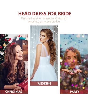 minkissy Christmas Flower Headband Adjustable Red Berry Hair Wreath Garland Summer Beach Floral Headpiece Elastic Hair Band for Xmas Wedding Party Decoration Color M - Buy Online on GoSupps.com