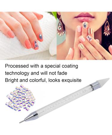 Nail rhinestones rhinestones nail art rhinestones colorful exquisite nail DIY glass rhinestones decoration with box Smooth appearance and no scratches - Buy Online on GoSupps.com