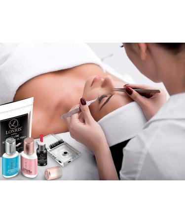 LONRIS Fast Gel Remover 15ml - No-Burn Formula | Dissolves Lash Adhesive in 1-2 Minutes | Thick Consistency, Blue Color | Odorless Eyelash Extension Supply - Buy Online on GoSupps.com